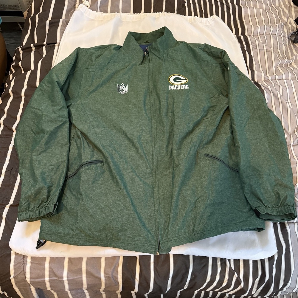 Reebok Onfield Green Bay Packers Jacket Size XL‎ Very Nice!
